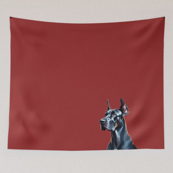 Item preview, German Great Dane Portrait designed and sold by MollyPetDesigns.