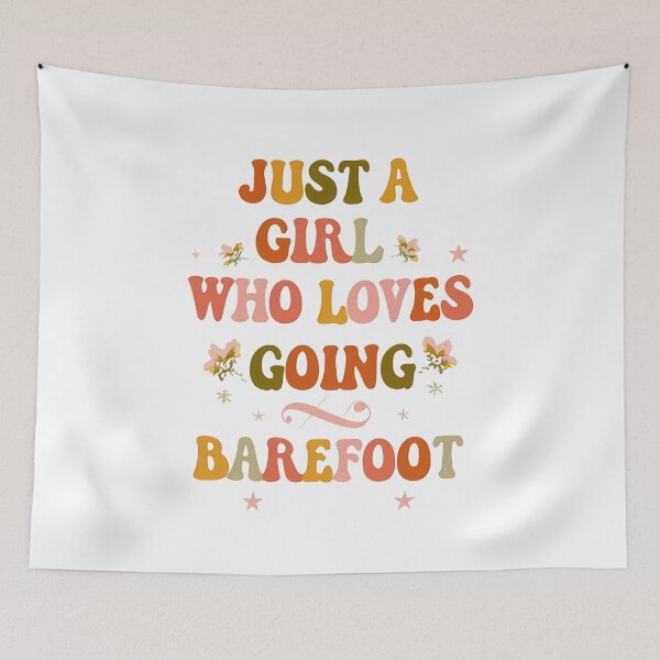 Item preview, girl who loves going barefoot designed and sold by Bernd Friese.