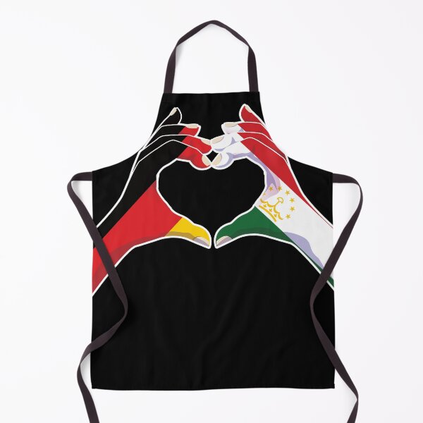 Item preview, Tajikistan Tajik Germany German Love Heart Peace designed and sold by FlagX.