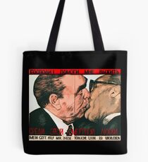 Fraternal Kiss Tote Bag