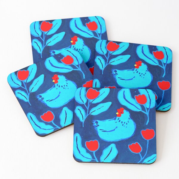 Item preview, Blue chicken designed and sold by Aiyinyangart.