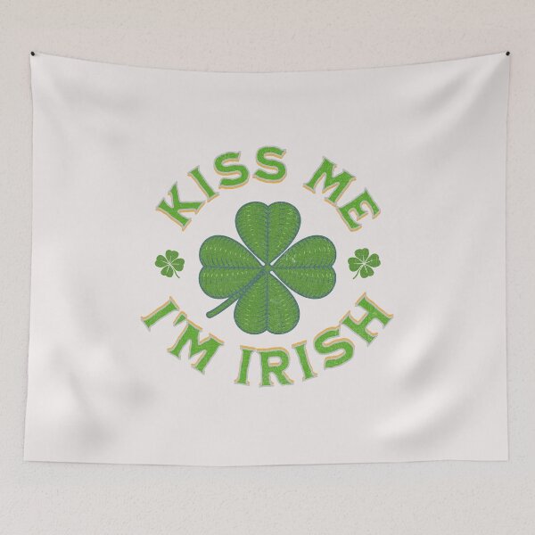 Item preview, Kiss Me Im Irish St Patricks Day Shamrock designed and sold by ZeptepiTrends.