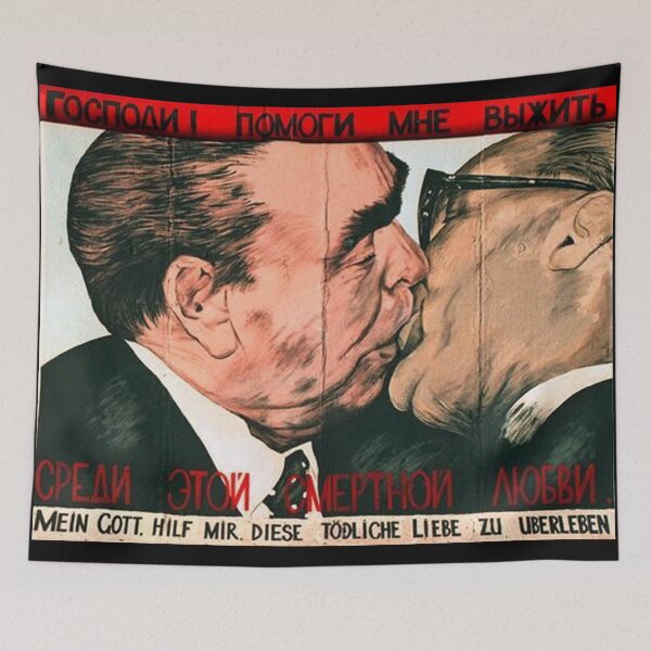 Item preview, Fraternal Kiss designed and sold by ValentinaHramov.
