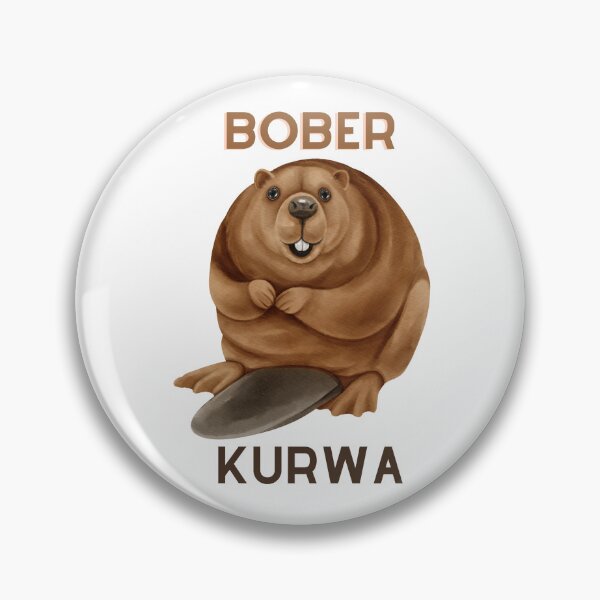 Item preview, Bober Kurwa: Laughing Beaver Watercolor Meme designed and sold by impressionofmel.