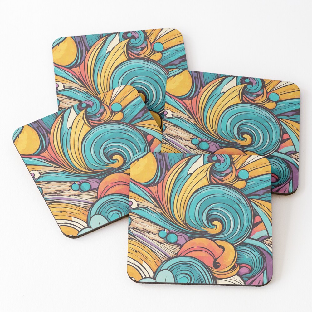 Item preview, Coasters (Set of 4) designed and sold by LisaDesignArt.