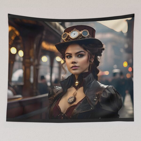 Item preview, Cog Couture ° Victorian Temporal Odyssey - Unique Fantasy Original gifts for him design Prints Art Wear Home Decor and merch designed and sold by naivnoia.