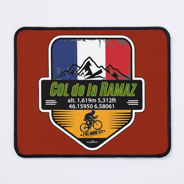Item preview, Col de la Ramaz France Cycling Sticker T-Shirt I've Done It! 01 designed and sold by OuterShellUK.