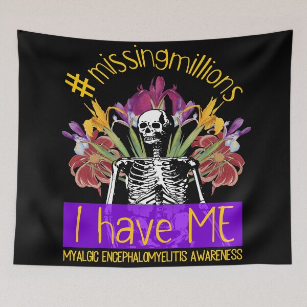 Item preview, MISSING MILLIONS ME MYALGIC ENCEPHALOMYELITIS AWARENESS  designed and sold by Marni Scofidio Desi9ns.