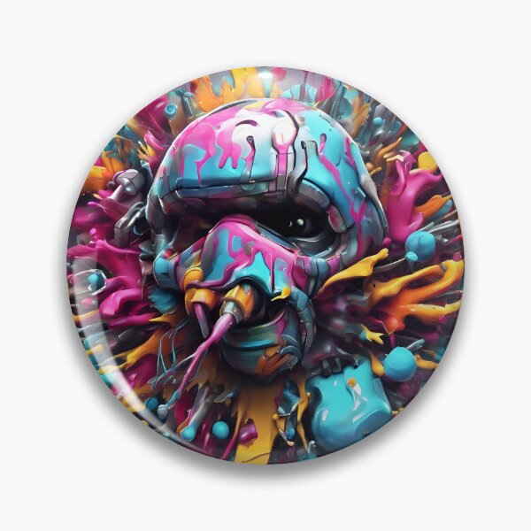 Artikelvorschau, Cool Biopunk Graffiti Art Pattern entworfen und verkauft von TheArtOfPat.