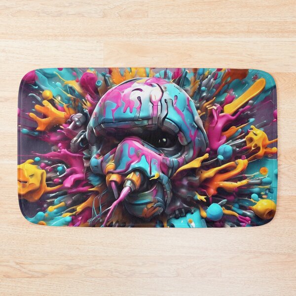 Item preview, Cool Biopunk Graffiti Art Pattern designed and sold by TheArtOfPat.