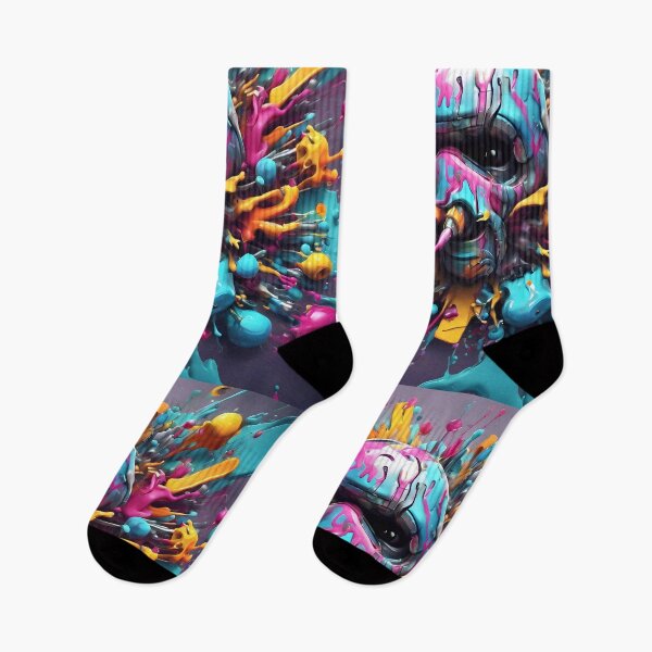 Item preview, Cool Biopunk Graffiti Art Pattern designed and sold by TheArtOfPat.