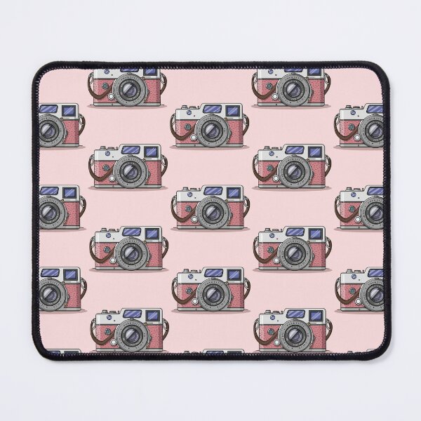Item preview, Pink Vintage Camera ; Pattern designed and sold by PatternInArt.