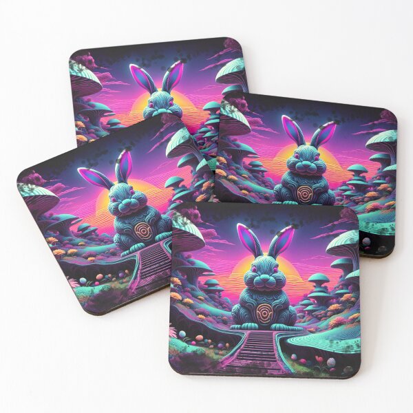 Item preview, vapor wave bunny designed and sold by Talpha.