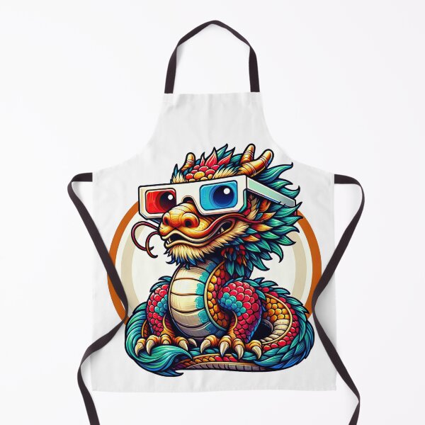 Item preview, Cute Chinese Dragon Wearing 3D Glasses designed and sold by digital-savant.