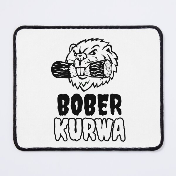 Artikelvorschau, Raging Beaver: Bober Kurwa Black & White in Metal Vibe entworfen und verkauft von impressionofmel.