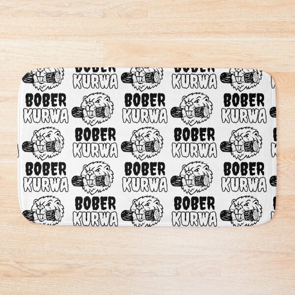 Artikelvorschau, Raging Beaver: Bober Kurwa Black & White in Metal Vibe entworfen und verkauft von impressionofmel.
