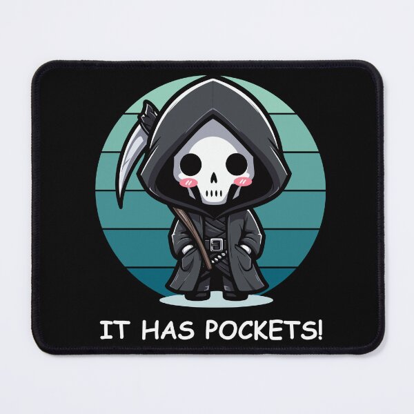 Item preview, It Has Pockets - Cute Reaper designed and sold by Kawaii-n-Spice.