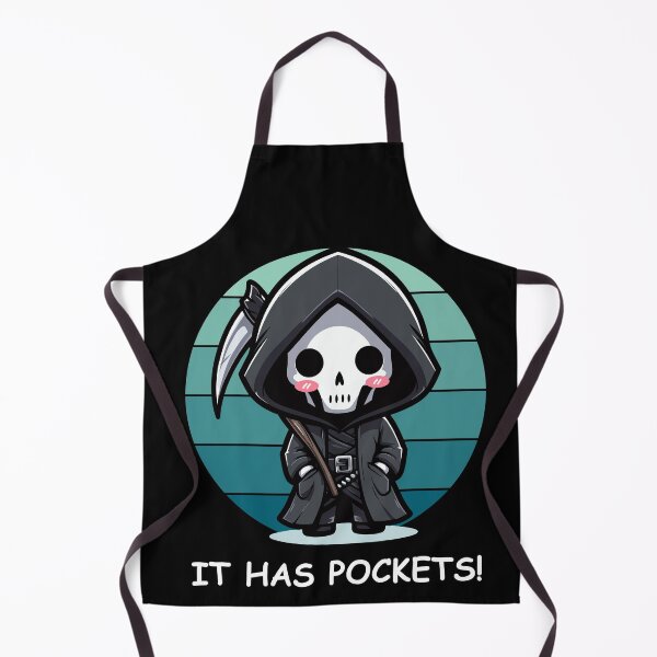 Item preview, It Has Pockets - Cute Reaper designed and sold by Kawaii-n-Spice.