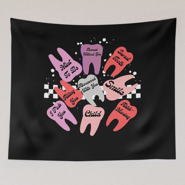 Item preview, Dental Valentine's Day Cute Teeth Hugging Heart Dentist designed and sold by stylechoc.