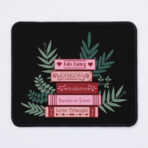 Item preview, Bookish aesthetic | Romance tropes | Book stack designed and sold by ArtistryWhims.