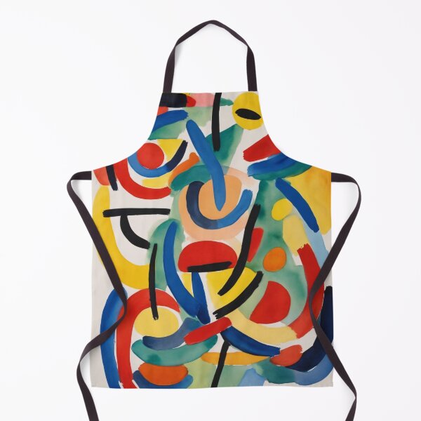 Item preview, Dance of Primary Brushstrokes designed and sold by DeMuurdecoratie.