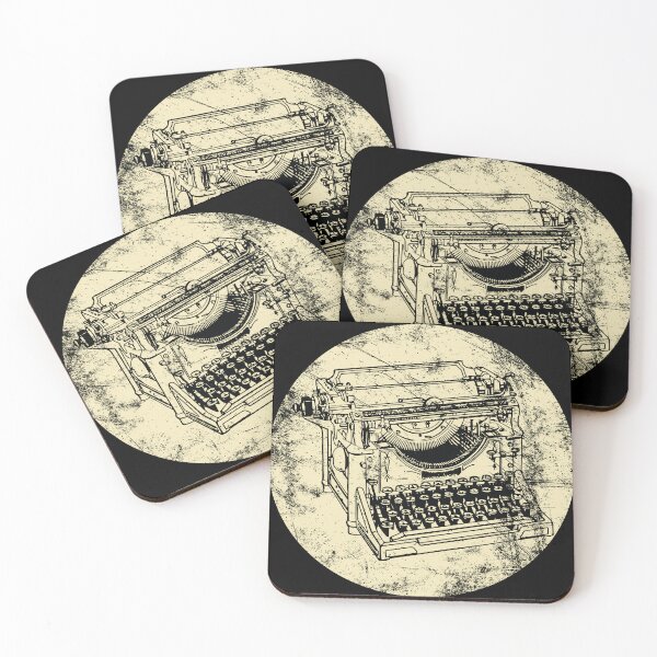 Item preview, VINTAGE DISTRESSED MANUAL TYPEWRITER BEIGE designed and sold by Marni Scofidio Desi9ns.