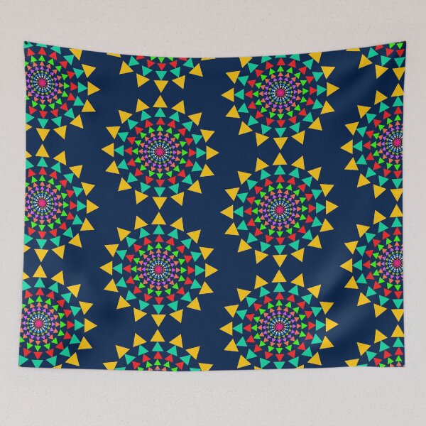 Item preview, Colorful round art customized  designed and sold by theparkfact0.
