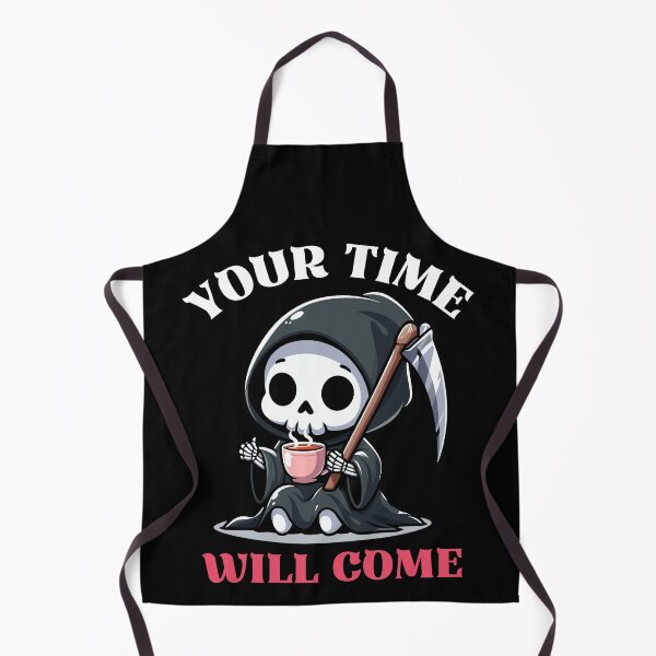 Item preview, Your Time Will Come - Reaper Drinking Tea designed and sold by Kawaii-n-Spice.