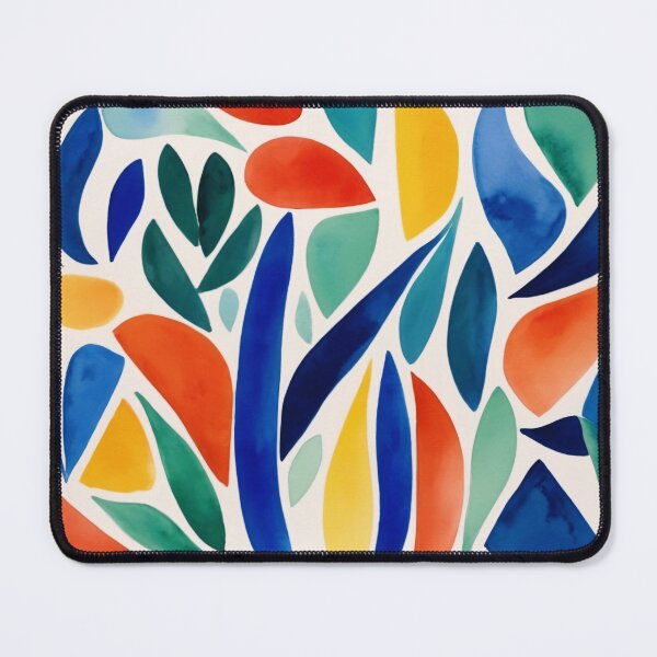 Item preview, Vibrant Watercolor Leaf Dance designed and sold by DeMuurdecoratie.