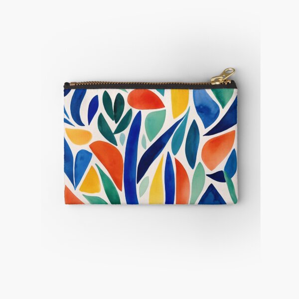 Item preview, Vibrant Watercolor Leaf Dance designed and sold by DeMuurdecoratie.