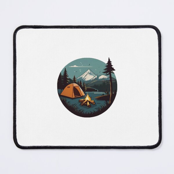 Item preview, Mountain Solitude: Lakeside Camping designed and sold by Daniel Haddad.