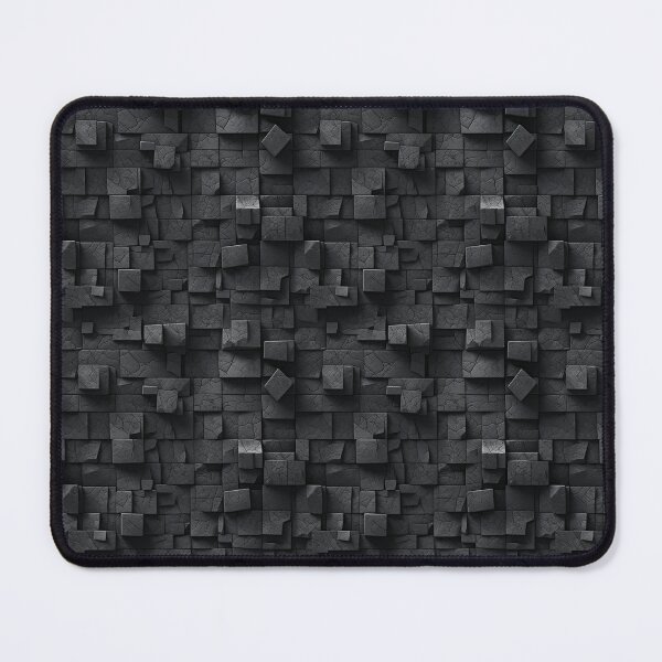 Item preview, Monochromatic Mosaic - 3D Cube Design designed and sold by pooshda.