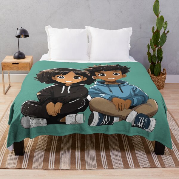 Item preview, Cute anime, a Latino boy and girl with smile designed and sold by Firas Aljazzar.