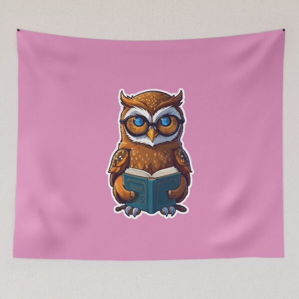 Item preview, Owl Reading a book  designed and sold by Mansingh77.