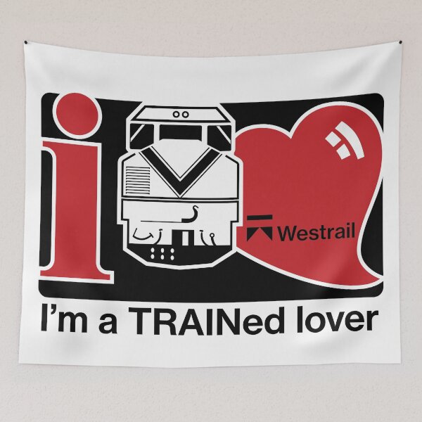 Item preview, I'm a TRAINed lover Westrail designed and sold by Green-over-red.