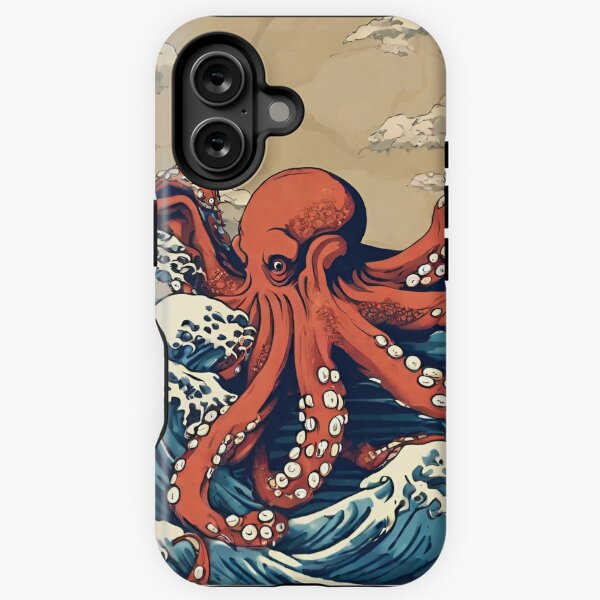 Item preview, The Great Octopus off Kanagawa designed and sold by loomique.
