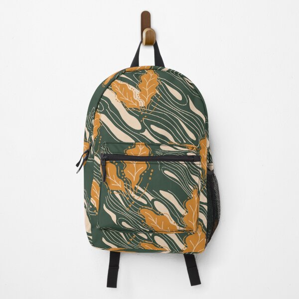 Item preview, Leaves on woodgrain - dark green designed and sold by SerahO.
