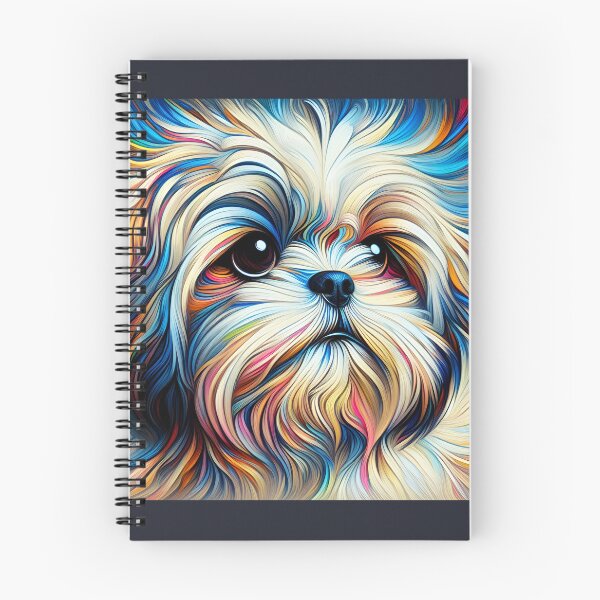 Artikelvorschau, Shih Tzu Whimsical Whirl entworfen und verkauft von PawspectCreate.