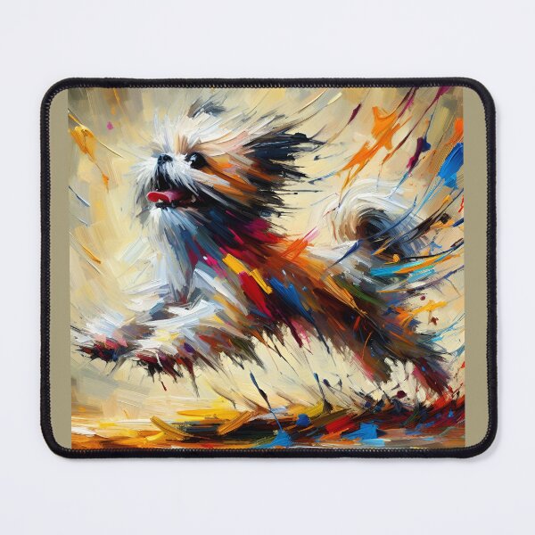Item preview, Shih Tzu Expressionist Elegance designed and sold by PawspectCreate.