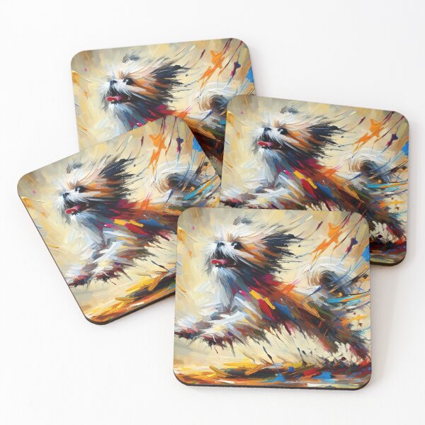 Item preview, Shih Tzu Expressionist Elegance designed and sold by PawspectCreate.