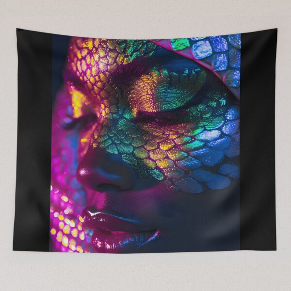 Item preview, Neon Serpentine Elegance designed and sold by AI-Only Creations.