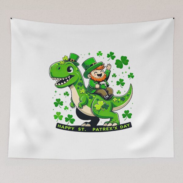 Item preview, St Patricks day boys kids Toddler funny Irish dinosaur Trex T-Shirt designed and sold by MAPDDesigns.