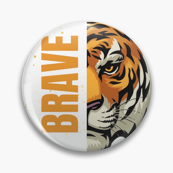 Item preview, Brave Tiger Face designed and sold by Babajexodas.