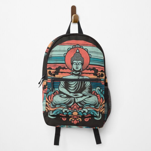 Item preview, Meditating Buddha Vintage Sunset Inspiring Yoga  designed and sold by DEEZAYN.
