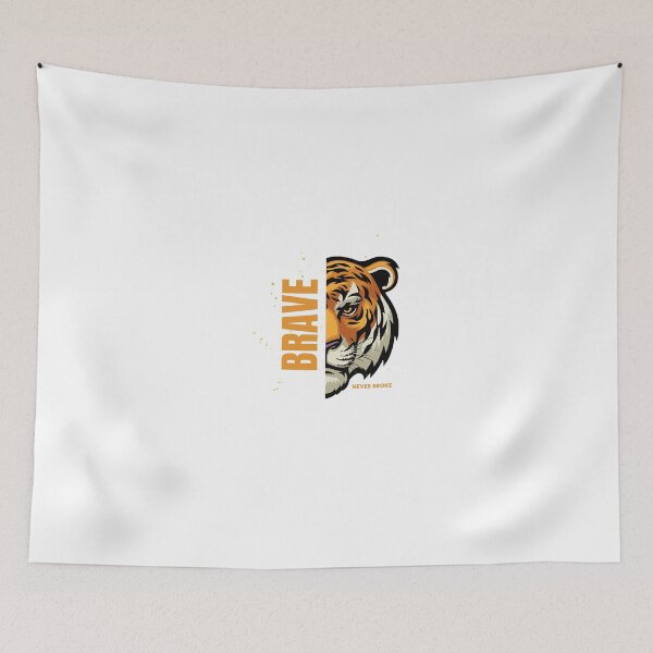 Item preview, Brave Tiger Face designed and sold by Babajexodas.
