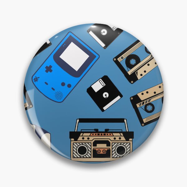 Artikelvorschau, 80er 90er Jahre Retro-Technik Muster - Nahtloses Vintage-Gadget-Design entworfen und verkauft von SpecialtiesShop.