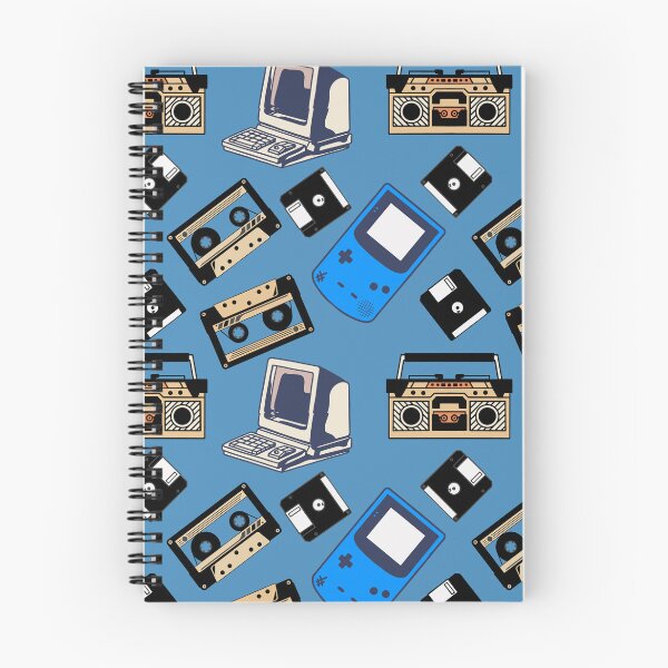 Item preview, 80s 90s Retro Technology Pattern - Seamless Vintage Gadget Design designed and sold by SpecialtiesShop.