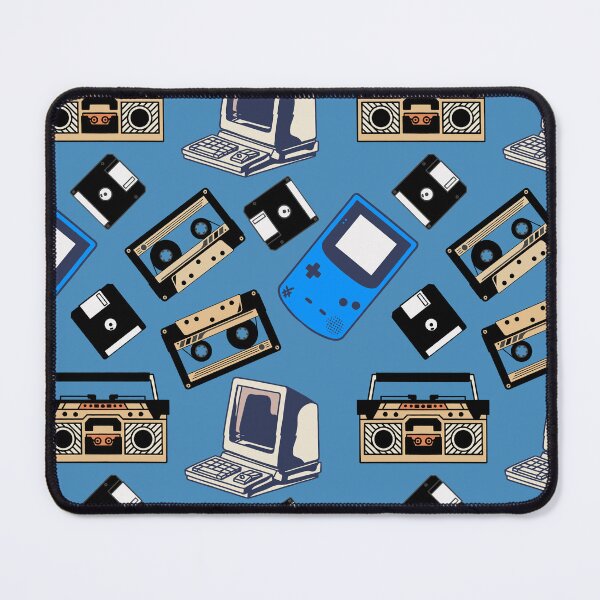 Item preview, 80s 90s Retro Technology Pattern - Seamless Vintage Gadget Design designed and sold by SpecialtiesShop.