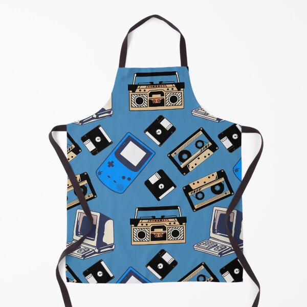 Item preview, 80s 90s Retro Technology Pattern - Seamless Vintage Gadget Design designed and sold by SpecialtiesShop.