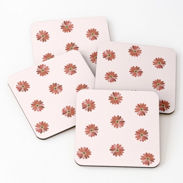Item preview, Red Little Watercolor Flowers designed and sold by PatternInArt.